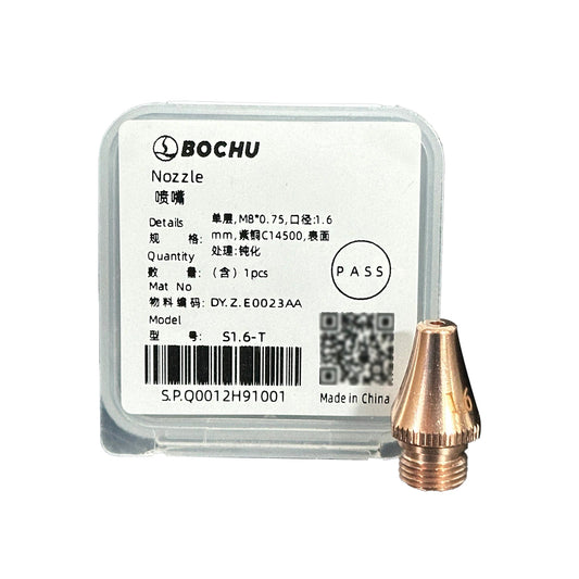 BOCI Nozzle Laser Cutting Machine Single-Layer M8 H19, 1.6-2.0