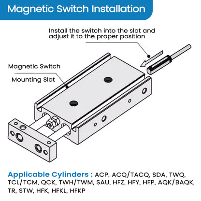 Original Airtag Magnetic Switch Sensor CMSJ CMSH CMSE