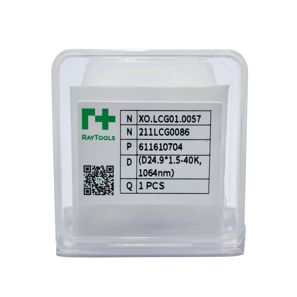 Original Raytools D24.9×1.5-15K Upper Protective Lens for Fiber Laser Cutting Head