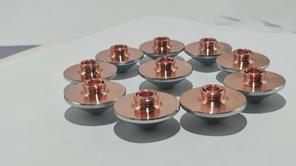 Double-Layer Laser Cutting Nozzle for Laser Cutting Machine  D28, M11, 1.0-5.0